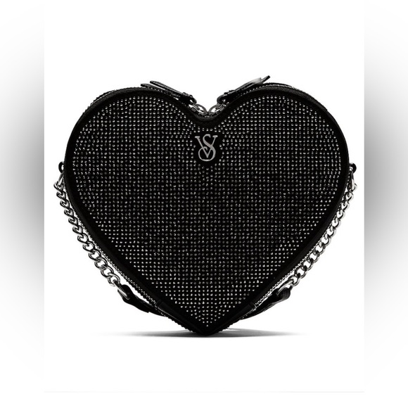 BRAND NEW VS Heart Rhinestone Crossbody Bag - Picture 1 of 6